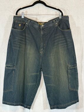 Rocawear - Blue - Denim Cargo Shorts - 42